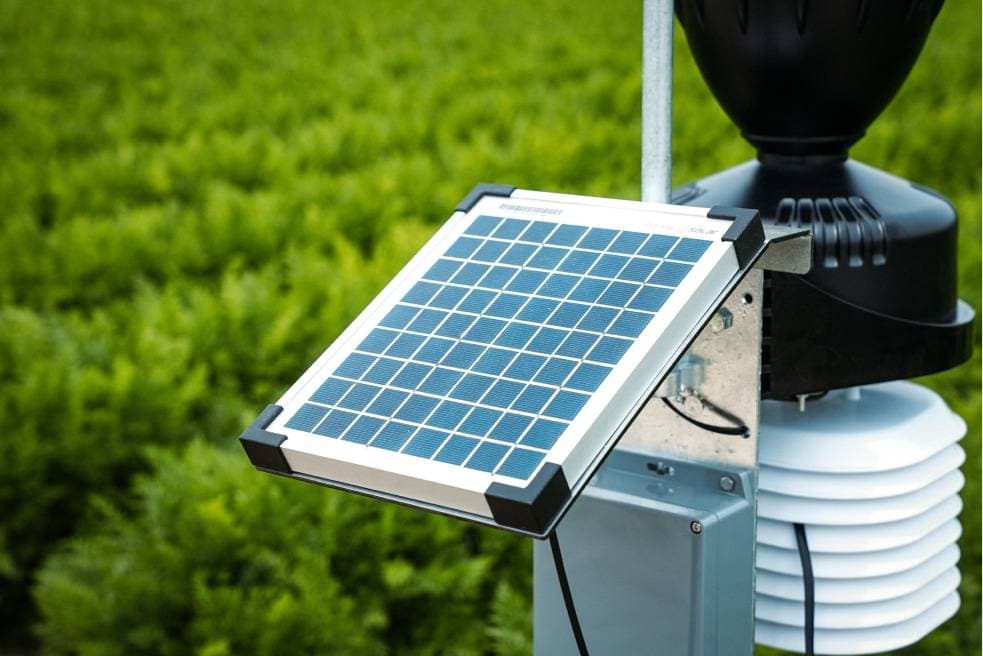 Digital rain gauge landing